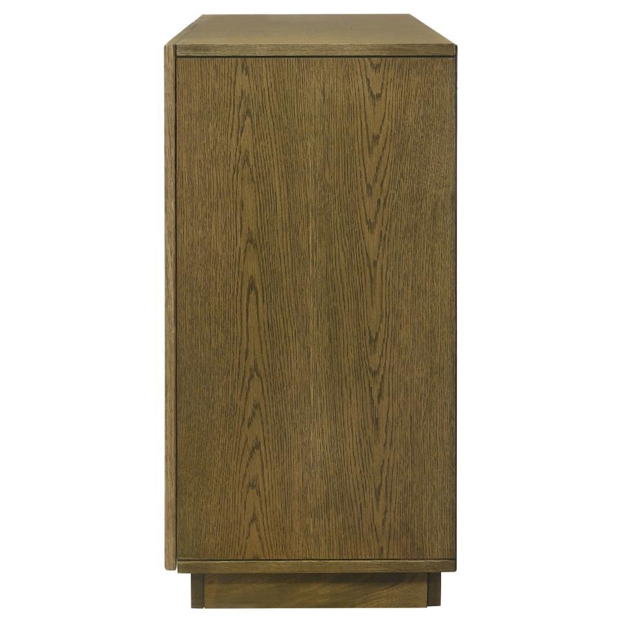 Castlewood - Dining Sideboard Buffet Server - Brown Oak by Coaster Fine Furniture | Bel Furniture