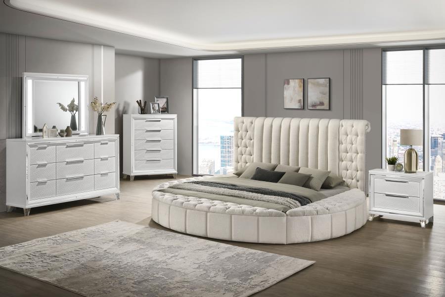 Sonya - Upholstered Round Storage Bed by Coaster Fine Furniture | Bel Furniture
