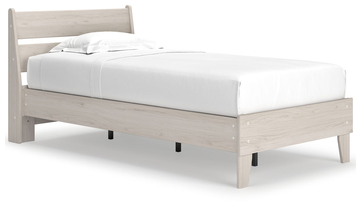 Socalle - Panel Platform Bed Beige Twin by Millennium® by Ashley | Bel Furniture