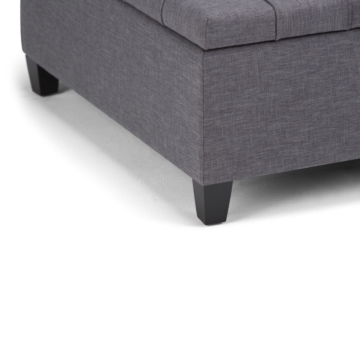 Harrison - Coffee Table Storage Ottoman - Dark Gray