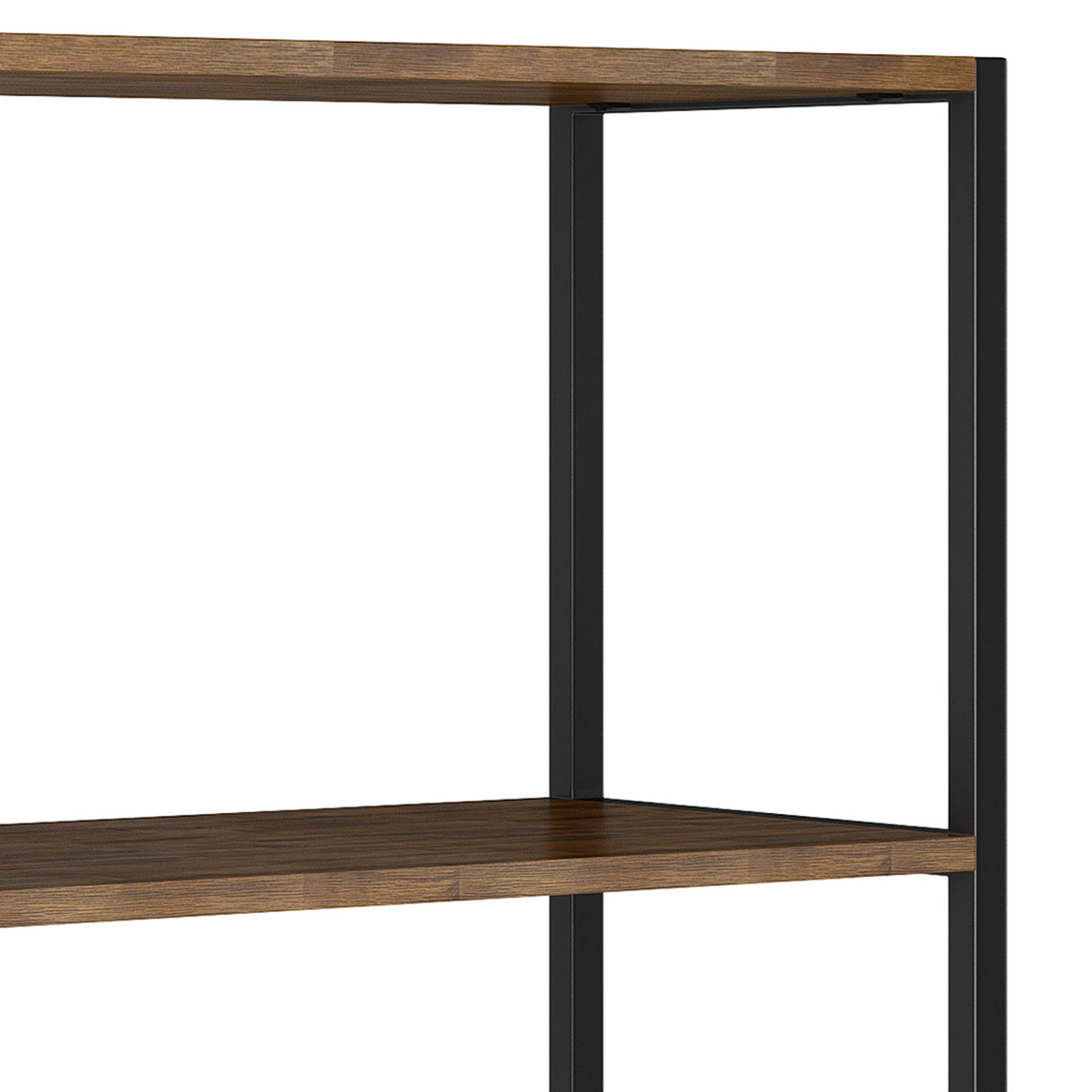 Ralston - Bookcase - Rustic Natural Aged Brown by Simpli-Home | Bel Furniture