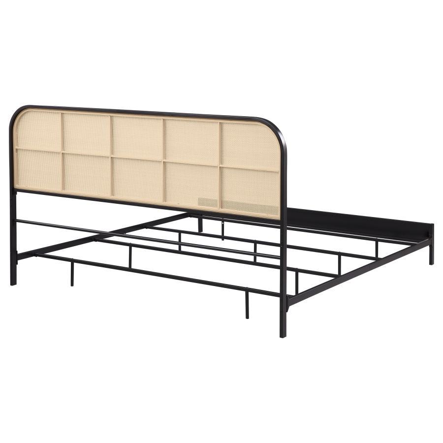 Amherst - Radio Weave Rattan Metal Bed by Coaster Fine Furniture | Bel Furniture