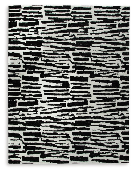 Bramshaw - Area Rug Black 8' x 10' by Signature Design by Ashley® | Bel Furniture