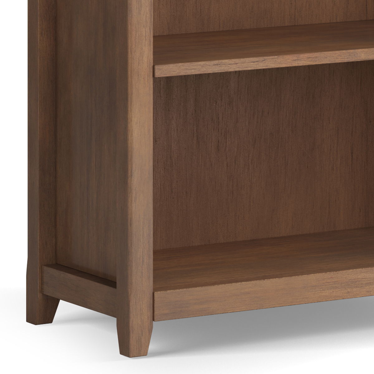 Amherst - 5 Shelf Bookcase, Handcrafted by Simpli-Home | Bel Furniture