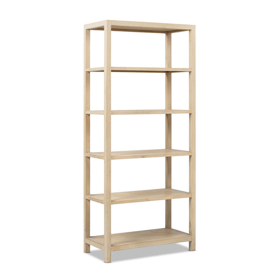 Ellis 5 Shelf Open Frame Bookcase Natural