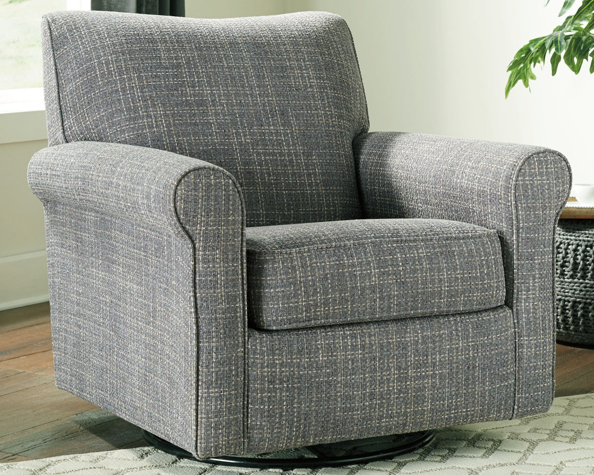 Renley - Ash - Swivel Glider Accent Chair by Signature Design by Ashley® | Bel Furniture