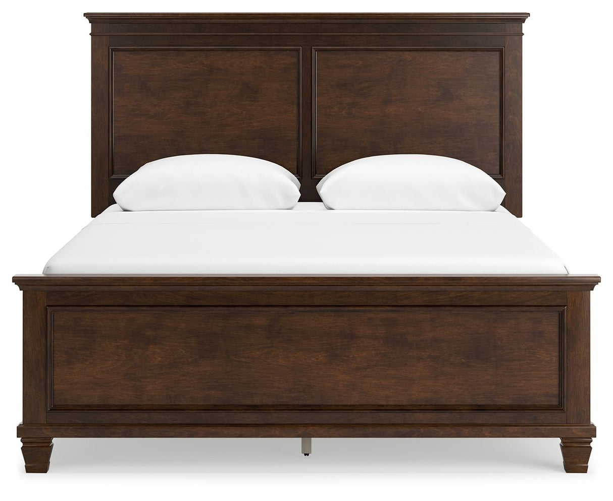 Danabrin - Queen Panel Bed - Brown