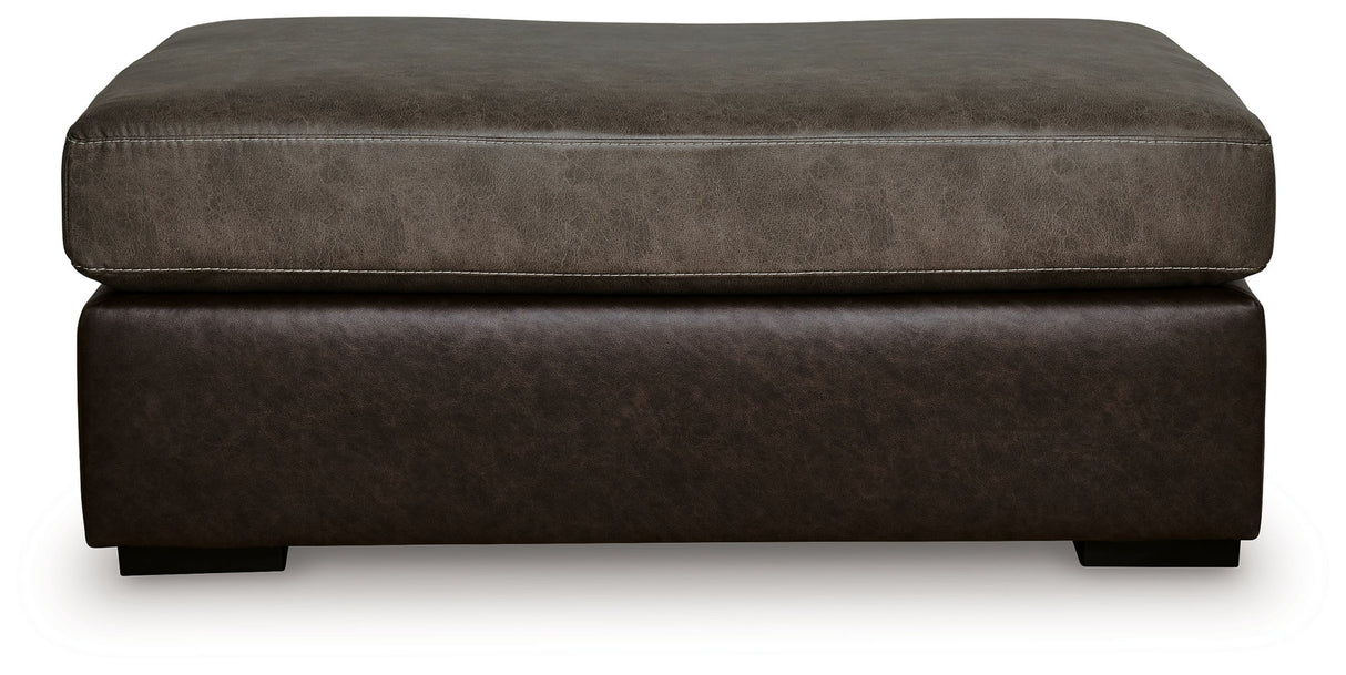 Castille Way - Oversized Accent Ottoman - Fossil