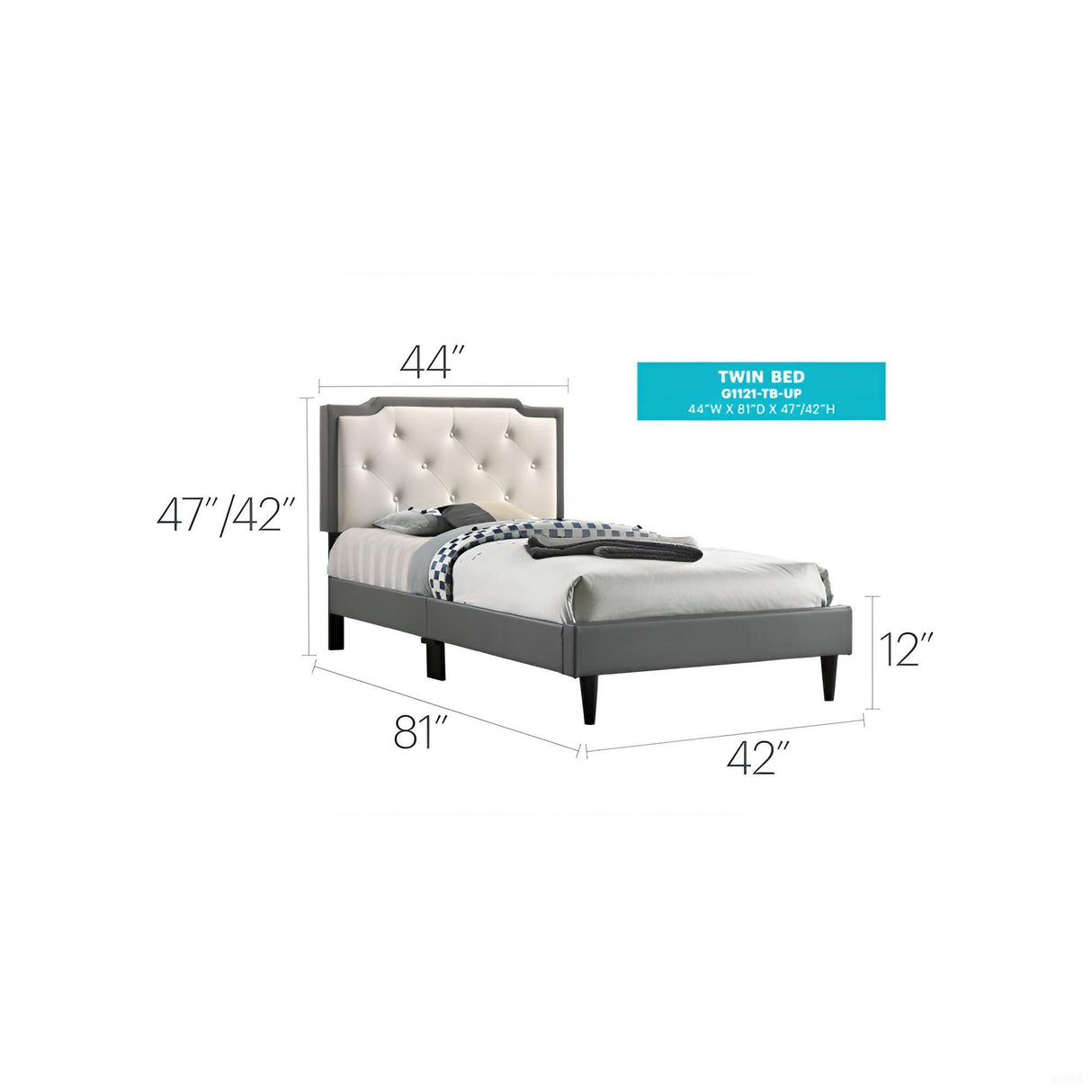 Deb - Bed (All in One Box) - Two Tone