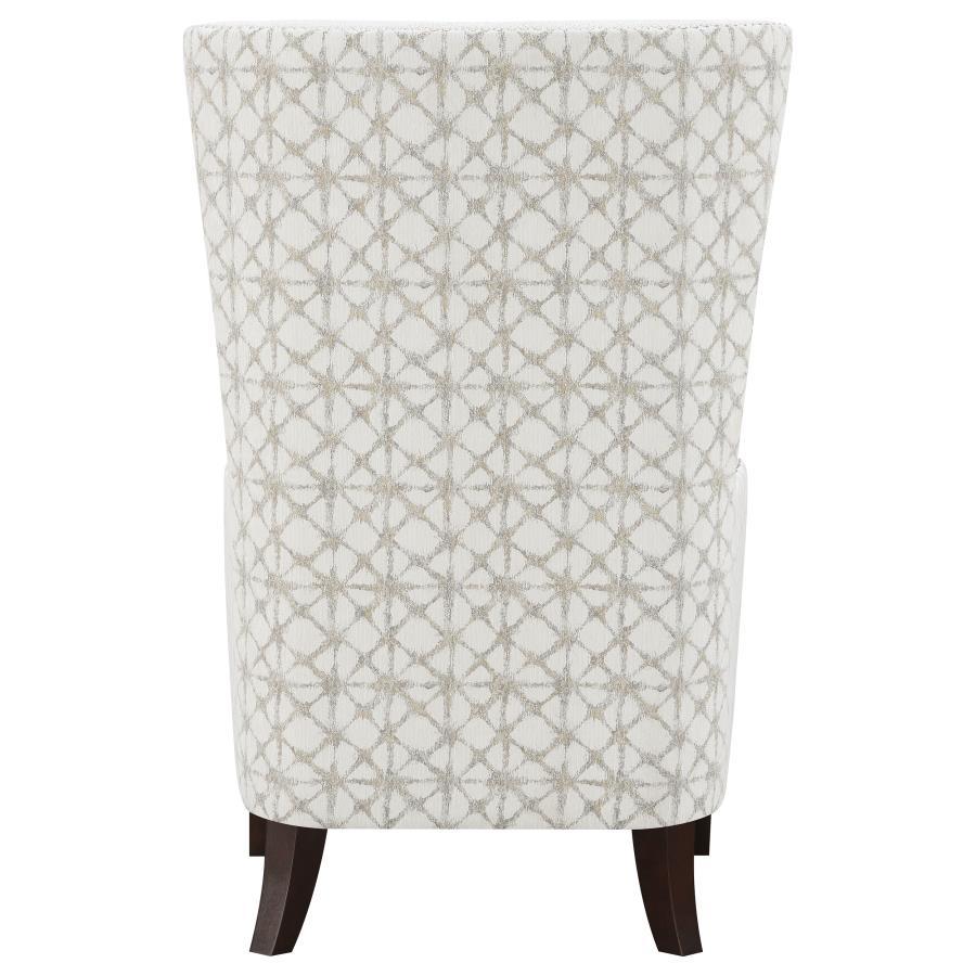 Pippin - Upholstered High Wingback Accent Chair - Latte by Coaster Fine Furniture | Bel Furniture