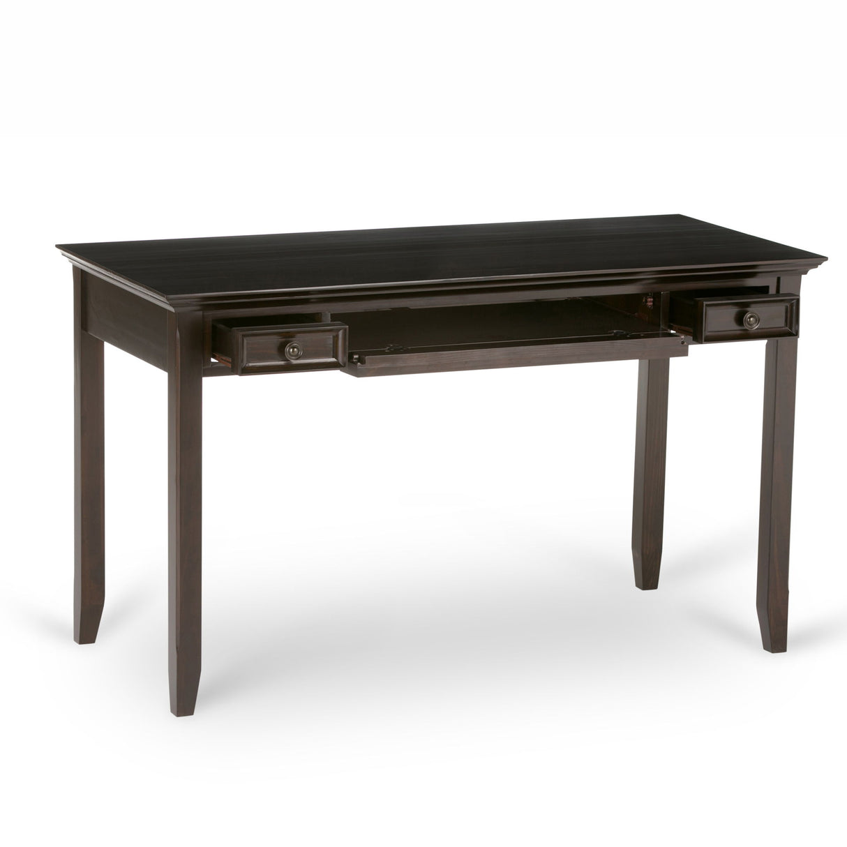 Amherst - Desk - Hickory Brown by Simpli-Home | Bel Furniture