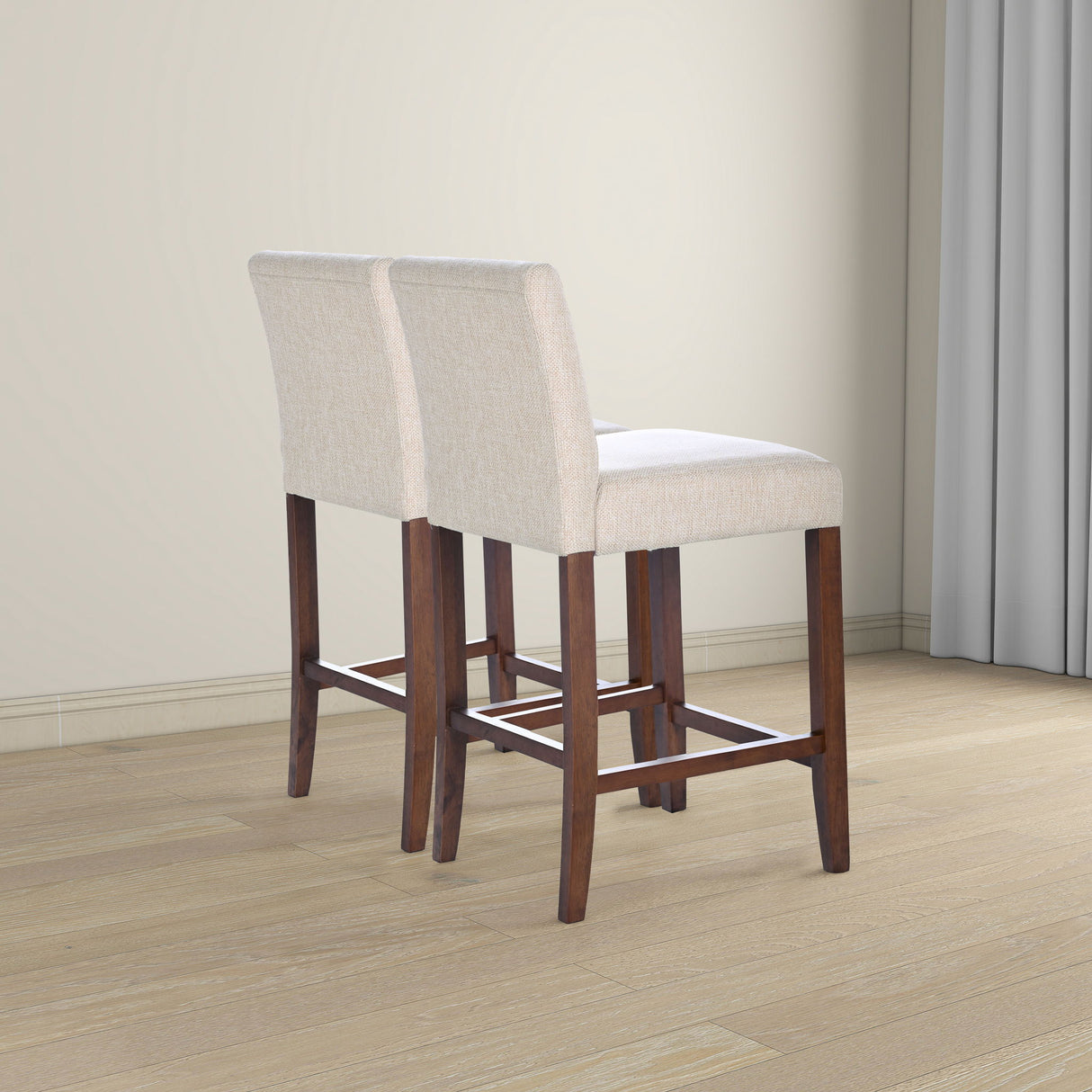 Dorian - Counter Chair (Set of 2) - Beige by Ashcroft Furniture | Bel Furniture