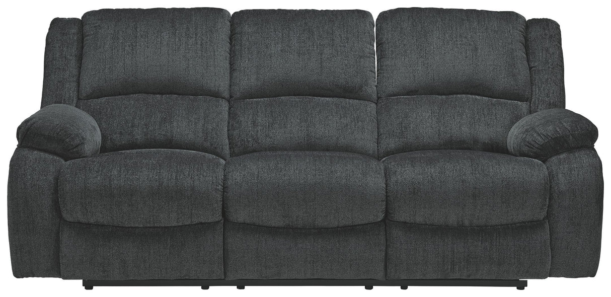 Draycoll - Reclining Sofa Dark Gray by Signature Design by Ashley® | Bel Furniture