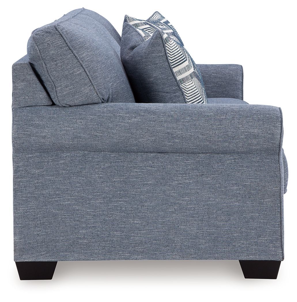 Carissa Manor - Denim - Sofa by Benchcraft® | Bel Furniture