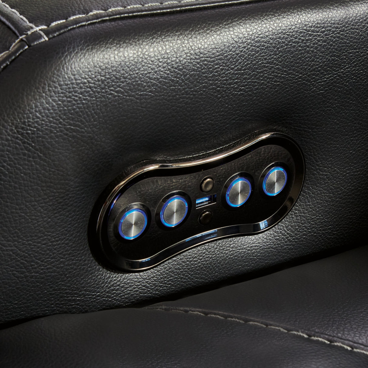 Caveman Den - Midnight - Power Recliner/ Adj Headrest by Signature Design by Ashley® | Bel Furniture