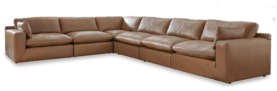 Emilia - Sectional Light Brown 6-Piece Sectional by Signature Design by Ashley® | Bel Furniture