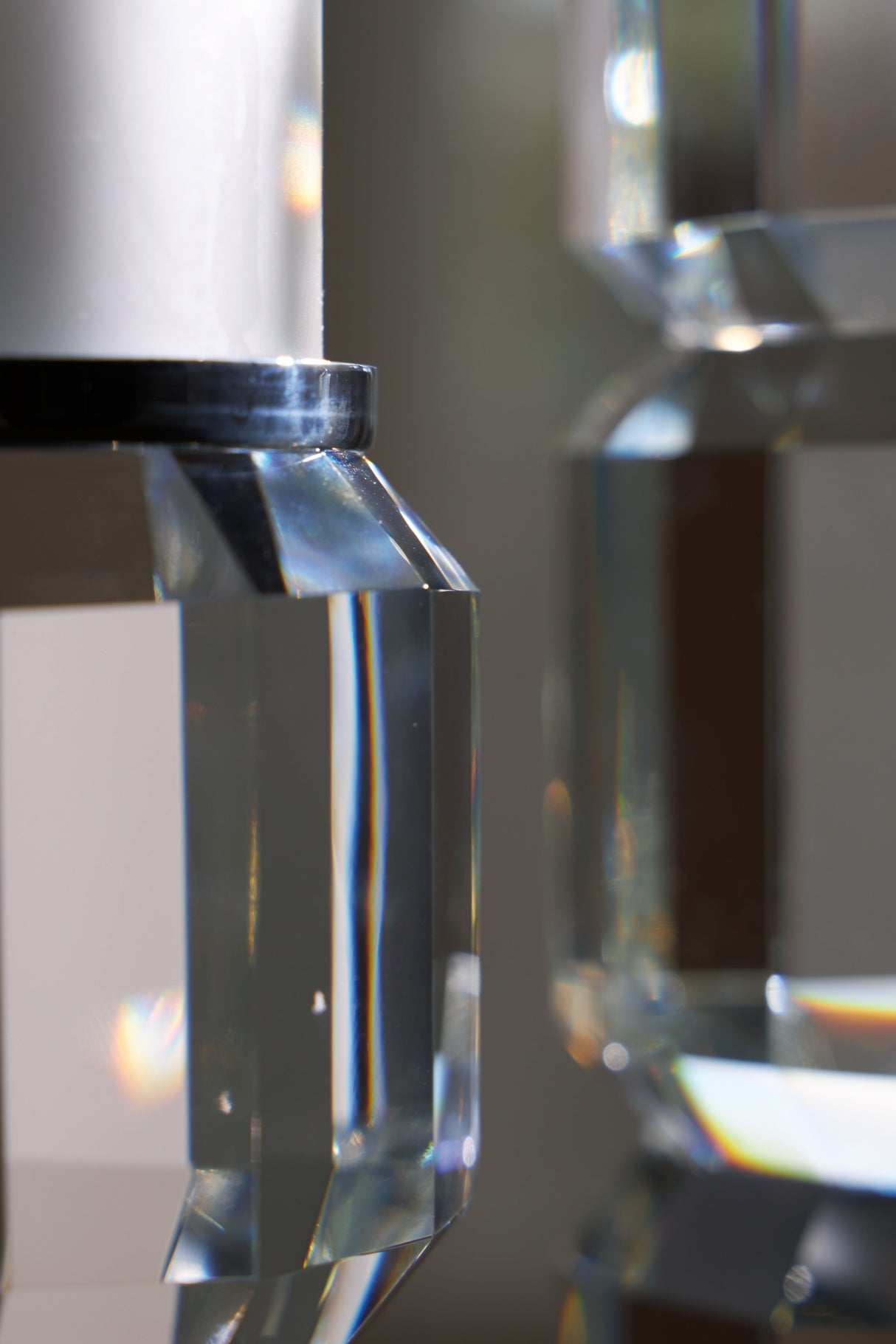 Brentley - Clear / Silver Finish - Candle Holder Set (Set of 2) by Signature Design by Ashley® | Bel Furniture