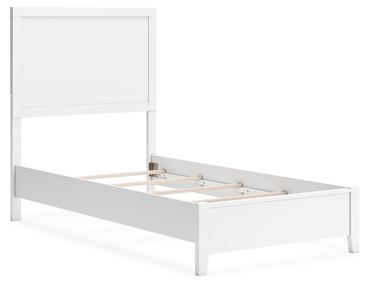 Binterglen - Twin Panel Bed - White