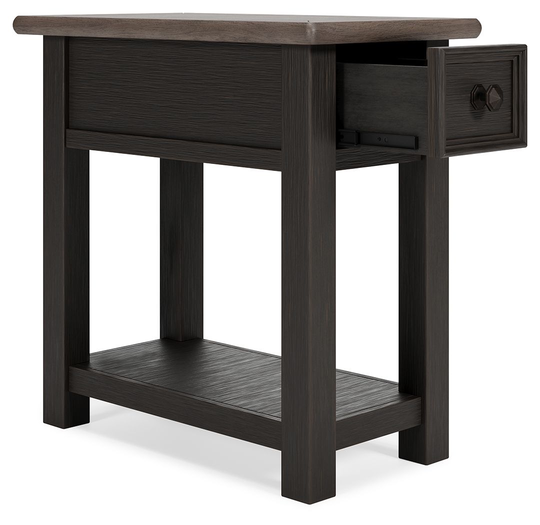 Tyler Creek - Black / Gray - Chair Side End Table by Signature Design by Ashley® | Bel Furniture