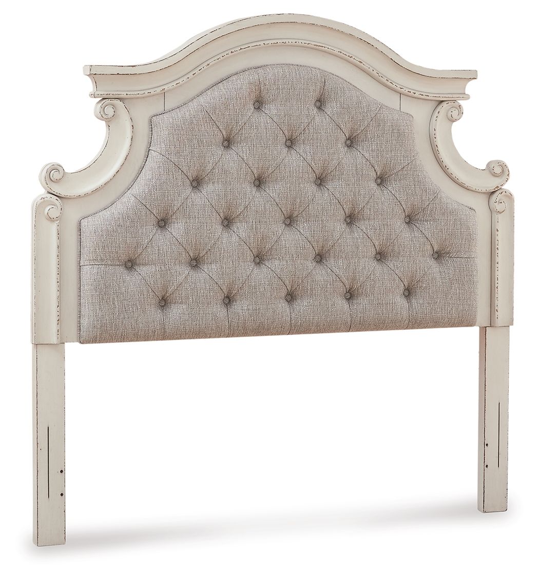 Realyn - Chipped White - Full UPH Panel Headboard by Signature Design by Ashley® | Bel Furniture