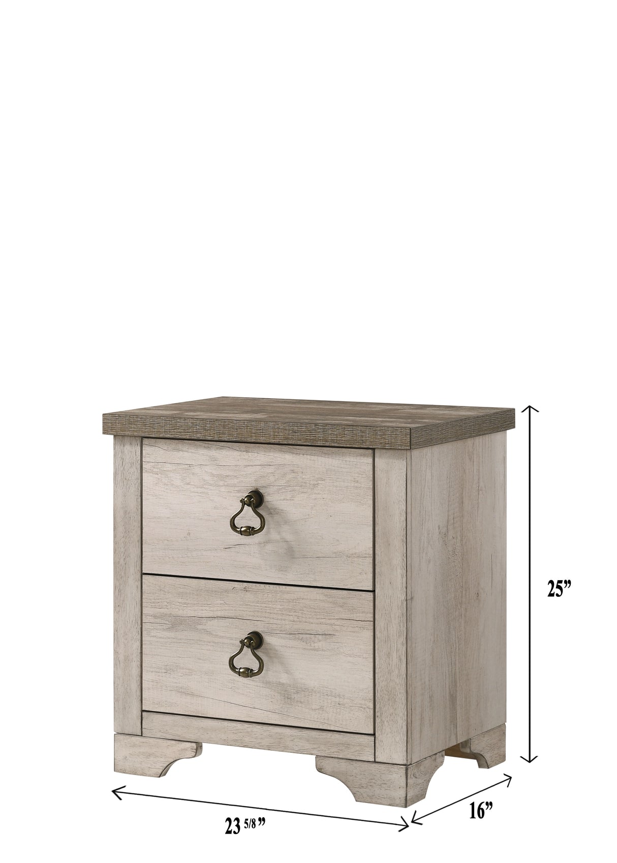 Patterson - Nightstand - Beige by Crown Mark | Bel Furniture