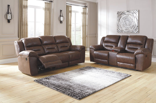 Stoneland - Reclining Living Room Set Dark Brown 2 Pc. Reclining Sofa, Loveseat by Signature Design by Ashley® | Bel Furniture