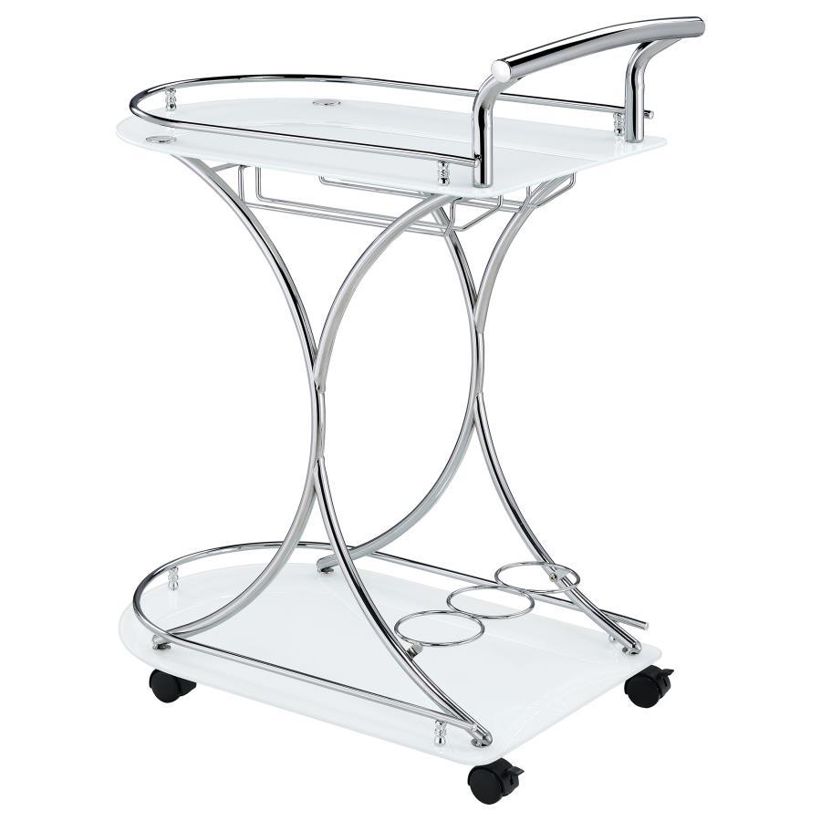 Elfman - 2-Shelve Serving Cart by CoasterEveryday | Bel Furniture
