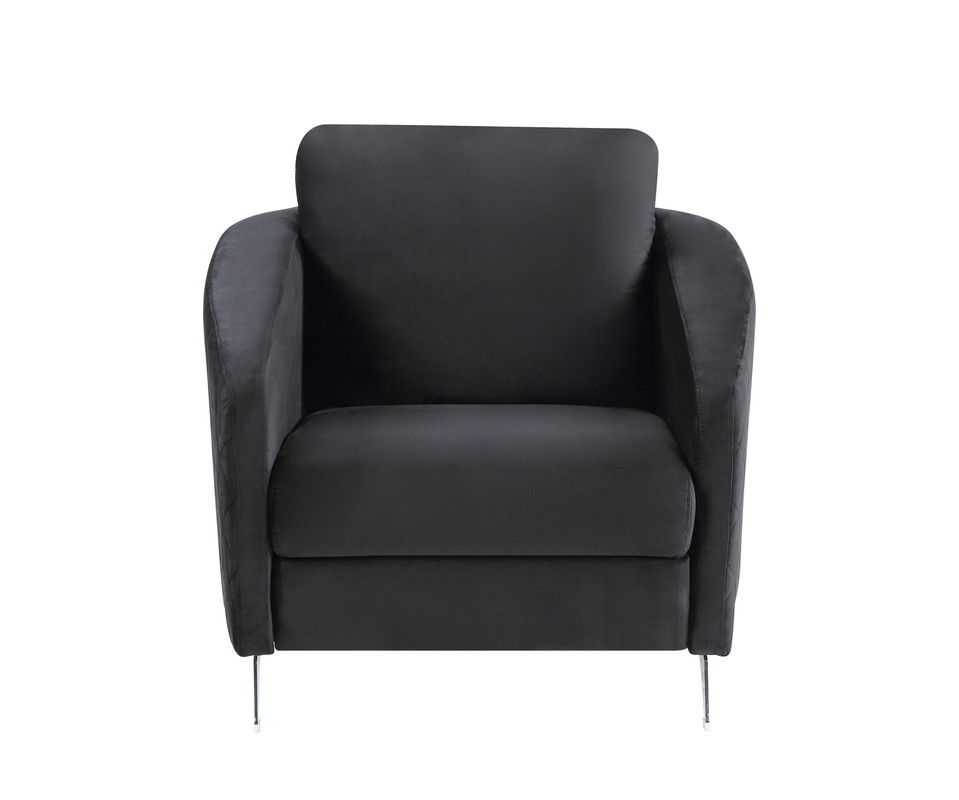 Sofia - Velvet Modern Chic Accent Armchair by Lilola Home | Bel Furniture