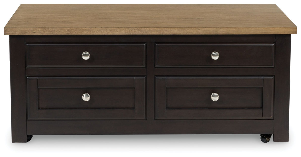 Drazmine - Brown - Lift Top Cocktail Table by Signature Design by Ashley® | Bel Furniture