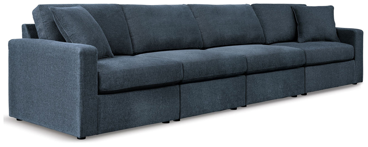 Modmax - Ink - Sectional Blue 4 Pc. Sectional by Signature Design by Ashley® | Bel Furniture