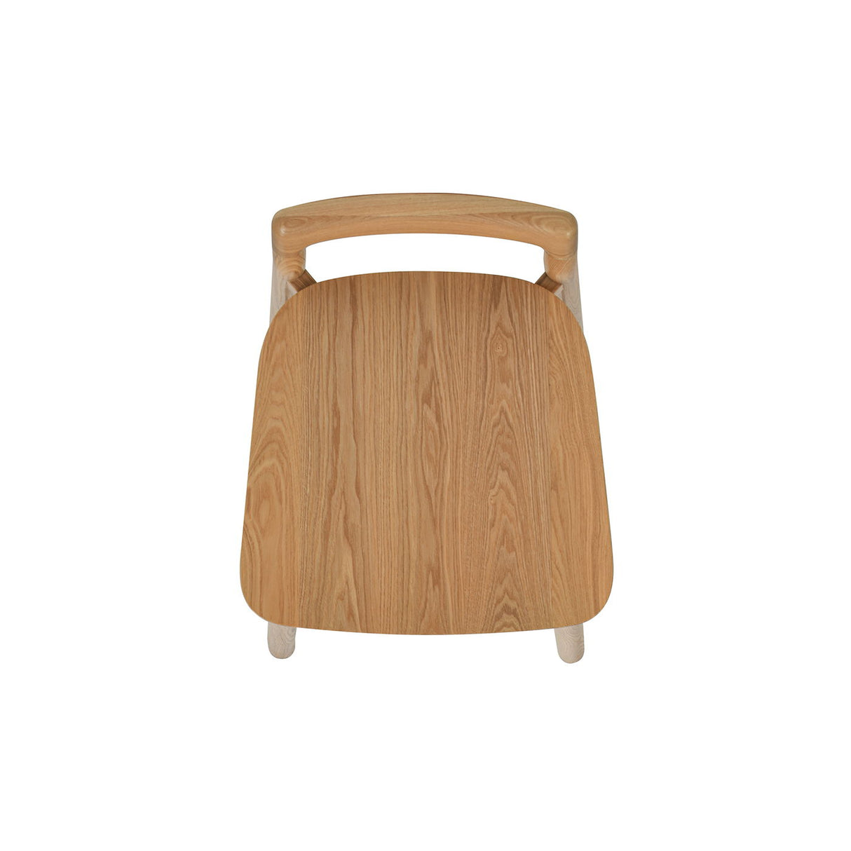 Sven - Modern Minimalist Low Back Counter Stool - Natural Blonde Ash by Jennifer Taylor Home | Bel Furniture