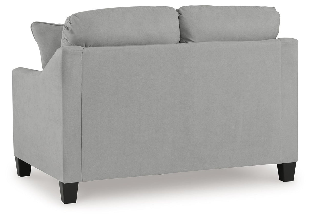 Adlai - Shadow - Loveseat by Signature Design by Ashley® | Bel Furniture