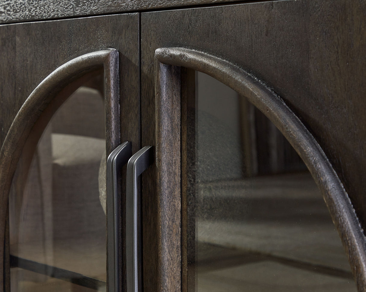 Dreley - Grayish Brown - Accent Cabinet by Signature Design by Ashley® | Bel Furniture