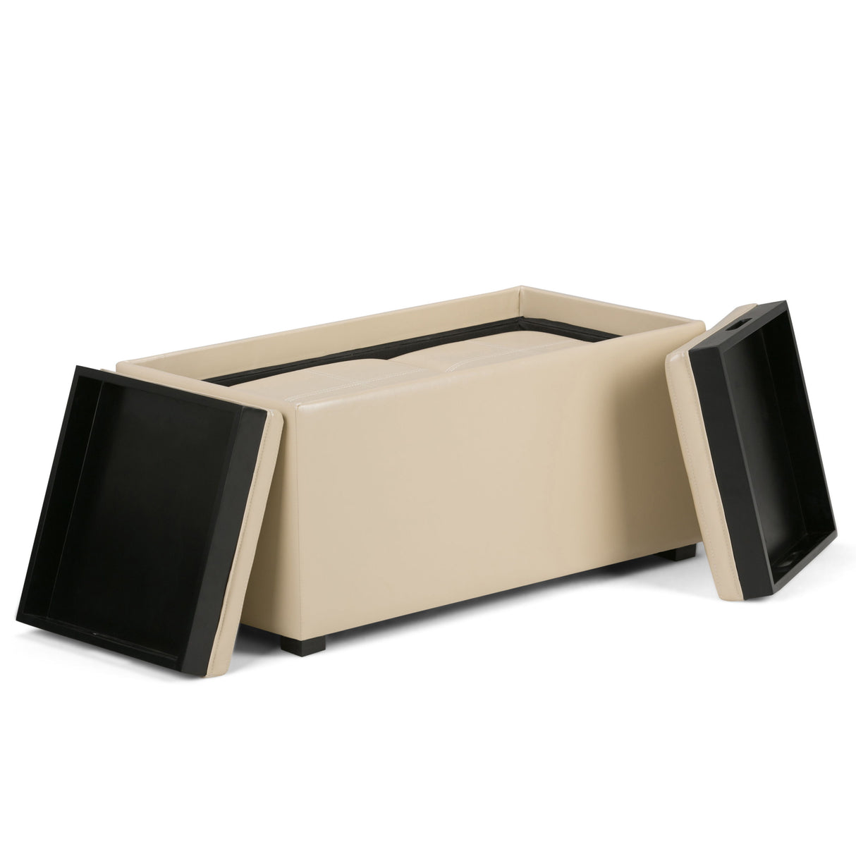 Avalon - 5 Piece Storage Ottoman, Contemporary by Simpli-Home | Bel Furniture