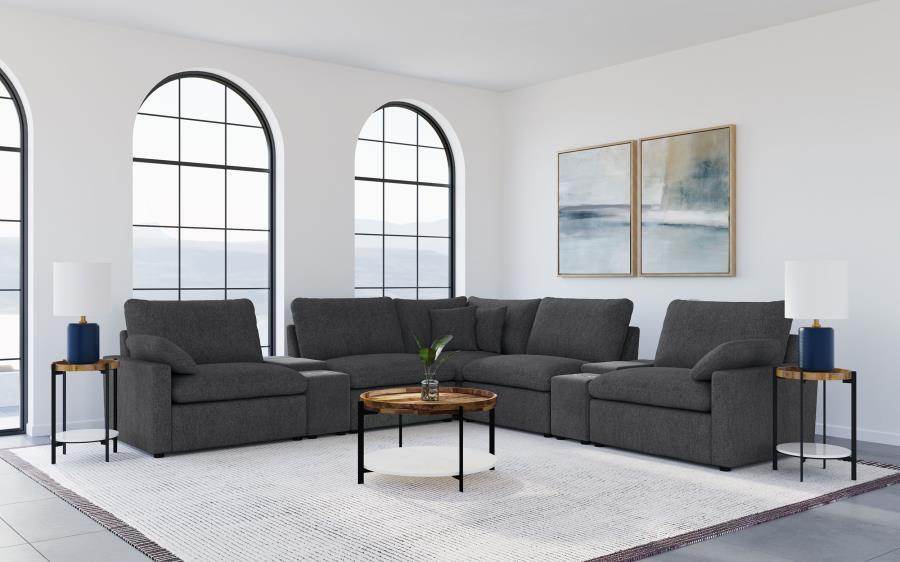 Collins - 7-Piece Modular Power Reclining Sectional by Coaster Fine Furniture | Bel Furniture