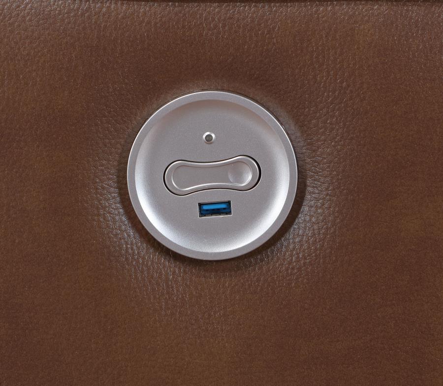 Greenfield - Upholstered Power Reclining Loveseat by Coaster Fine Furniture | Bel Furniture