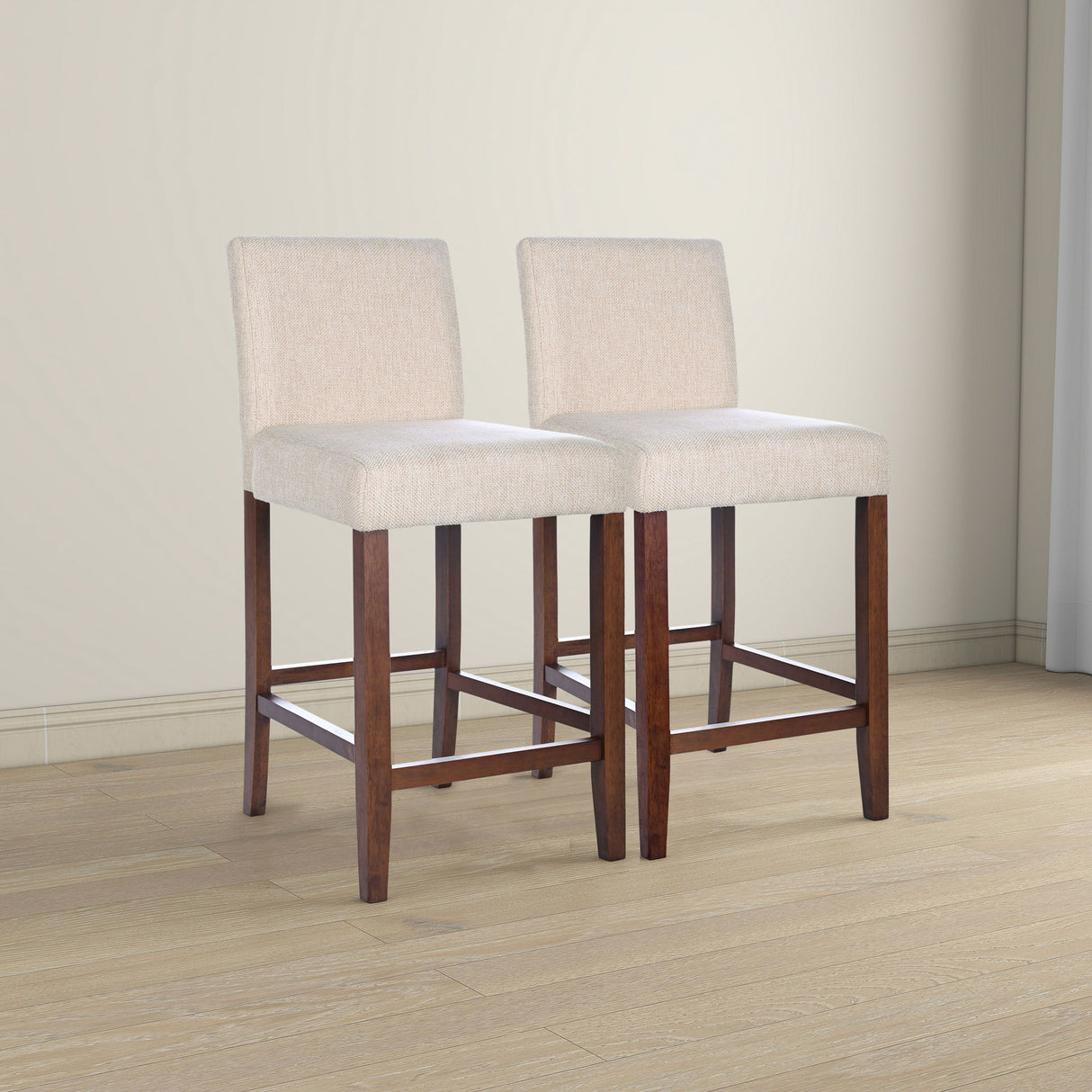 Dorian - Counter Chair (Set of 2) - Beige by Ashcroft Furniture | Bel Furniture