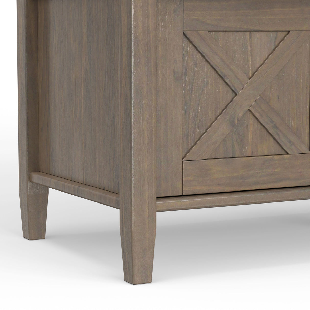 Ela - Entryway Storage Bench - Smoky Brown by Simpli-Home | Bel Furniture