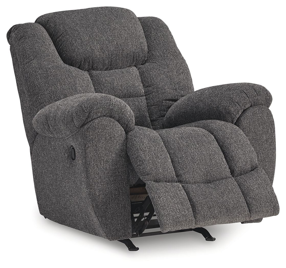 Foreside - Charcoal - Rocker Recliner by Signature Design by Ashley® | Bel Furniture