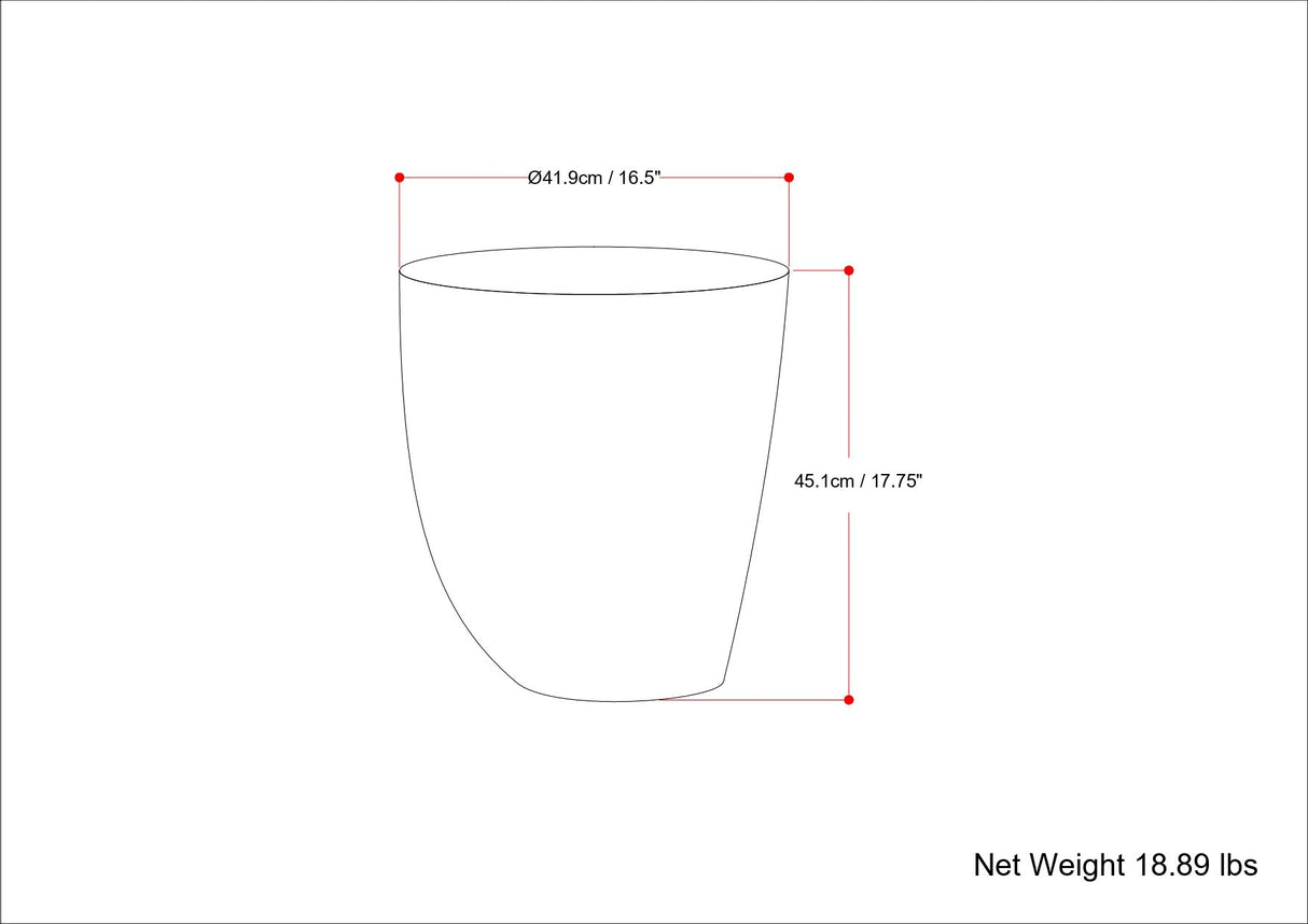 Cavan - Cast Aluminum Side Table - Antique Brass by Simpli-Home | Bel Furniture