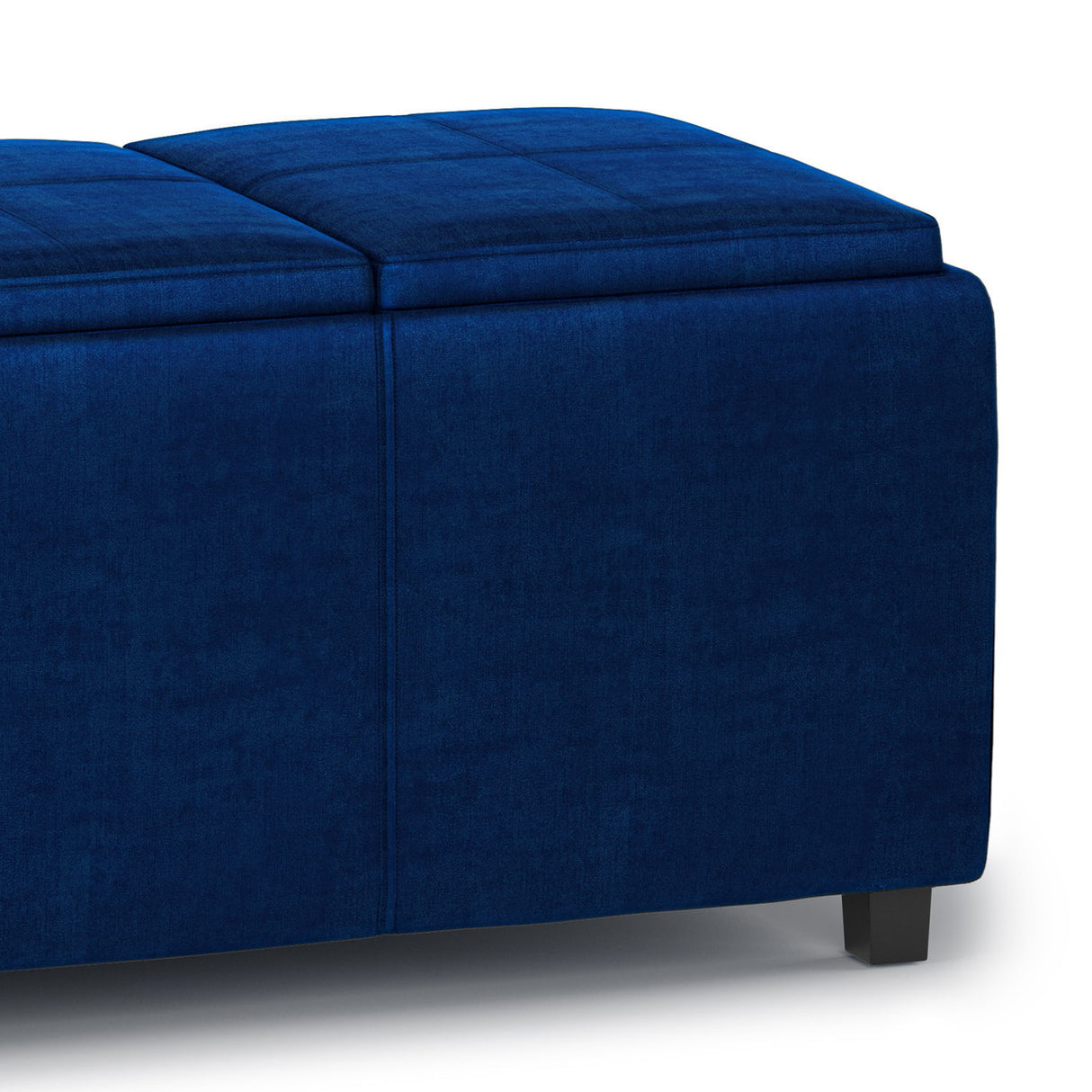 Avalon - Upholstered Storage Ottoman by Simpli-Home | Bel Furniture