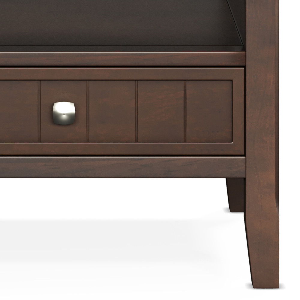 Acadian - Coffee Table With Drawer - Brown by Simpli-Home | Bel Furniture