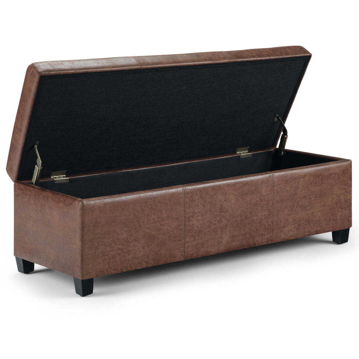 Avalon - Multifunctional Storage Ottoman Bench by Simpli-Home | Bel Furniture