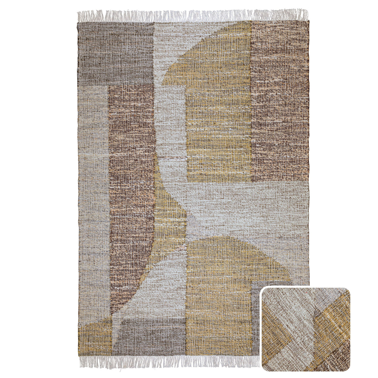 Marlatt - 6' X 9' Area Rug - Natural / Gold