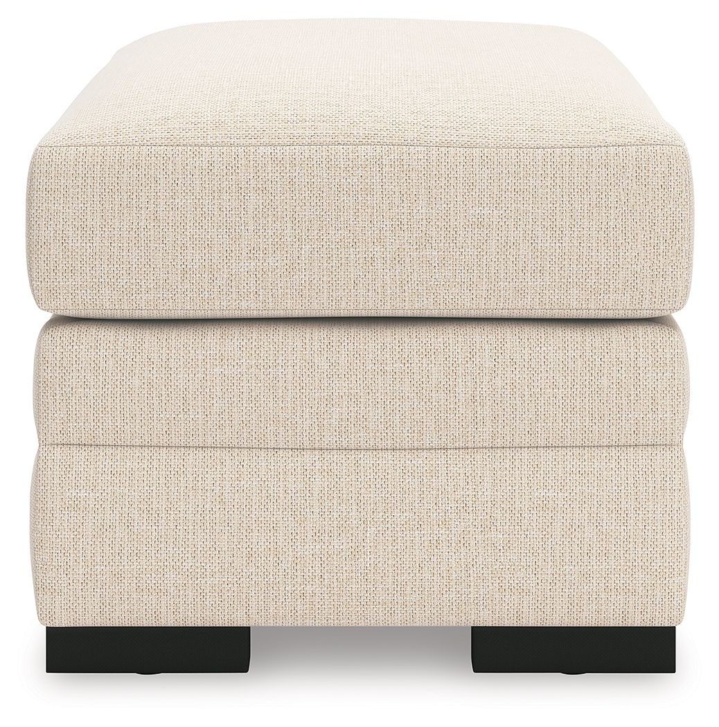 Lango - Jute - Ottoman by Benchcraft® | Bel Furniture