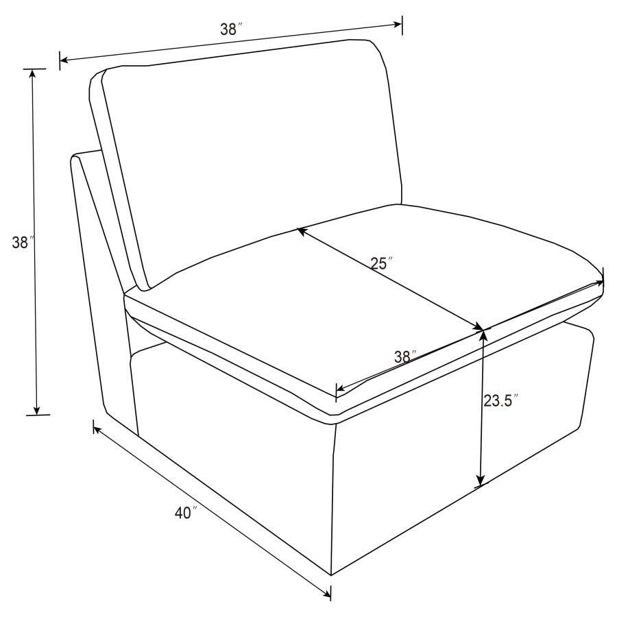 Collins - Modular Power Sofa by Coaster Fine Furniture | Bel Furniture