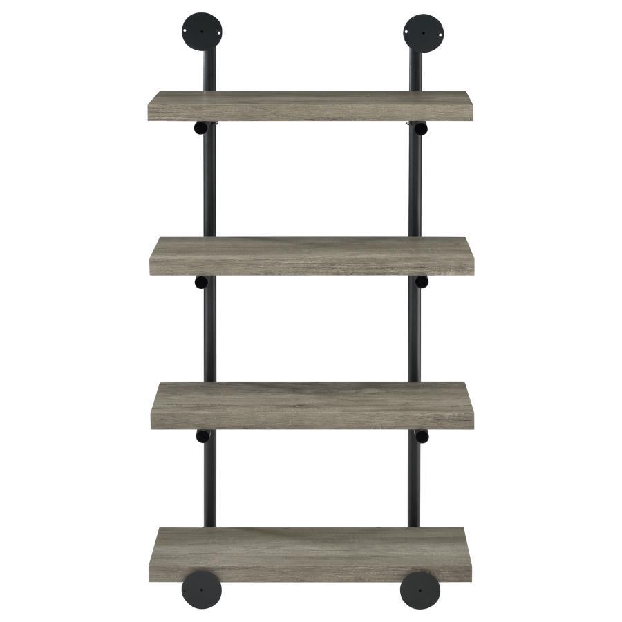 Elmcrest - 4-Shelf Wall Bookshelf by CoasterEveryday | Bel Furniture