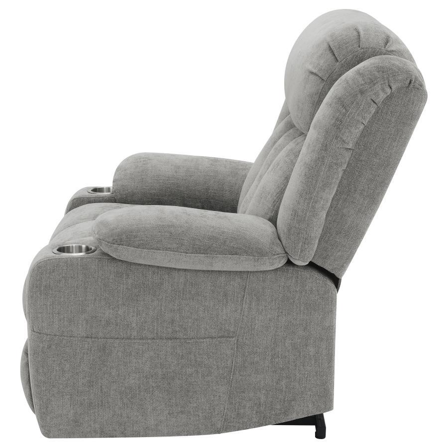 Houston - Upholstered Power Lift Recliner Chair by CoasterEveryday | Bel Furniture