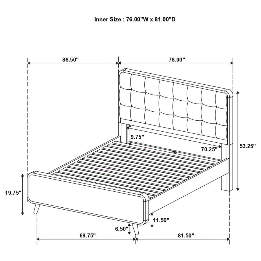 Robyn - Wood Panel Bed by Coaster Fine Furniture | Bel Furniture