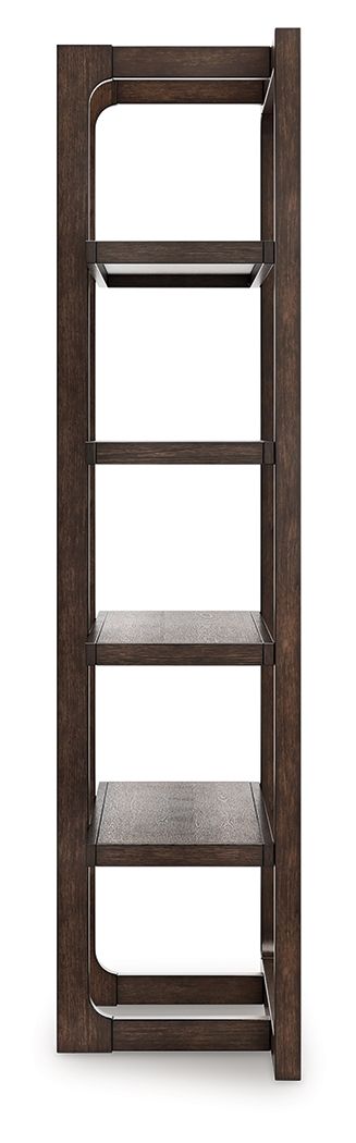Breckington - Dark Brown - Bookcase by Signature Design by Ashley® | Bel Furniture